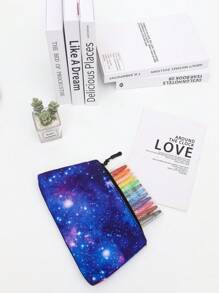 18.5英寸/47cm 3入組男女童用背包、午餐盒和文具盒。適用於露營、旅行、日常休閒使用。具有加厚背板和可調節肩帶、印花設計、時尚穿搭。 - 藍色 - 查看 8