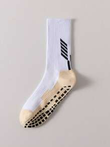 Sports Outdoor 1 Pair,Men's Soccer Socks Anti Slip Non Slip Grip Pads For Football Basketball Sports Grip Socks