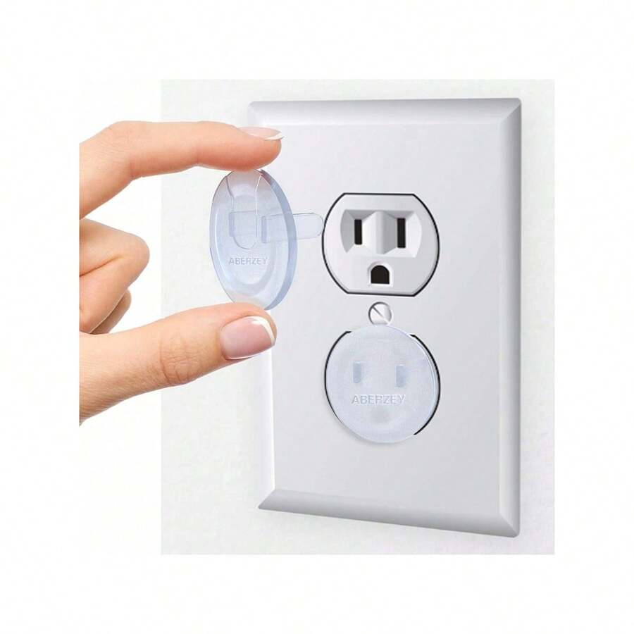 8pcs/16pcs American Standard Socket Cover, Clear Color Electrical