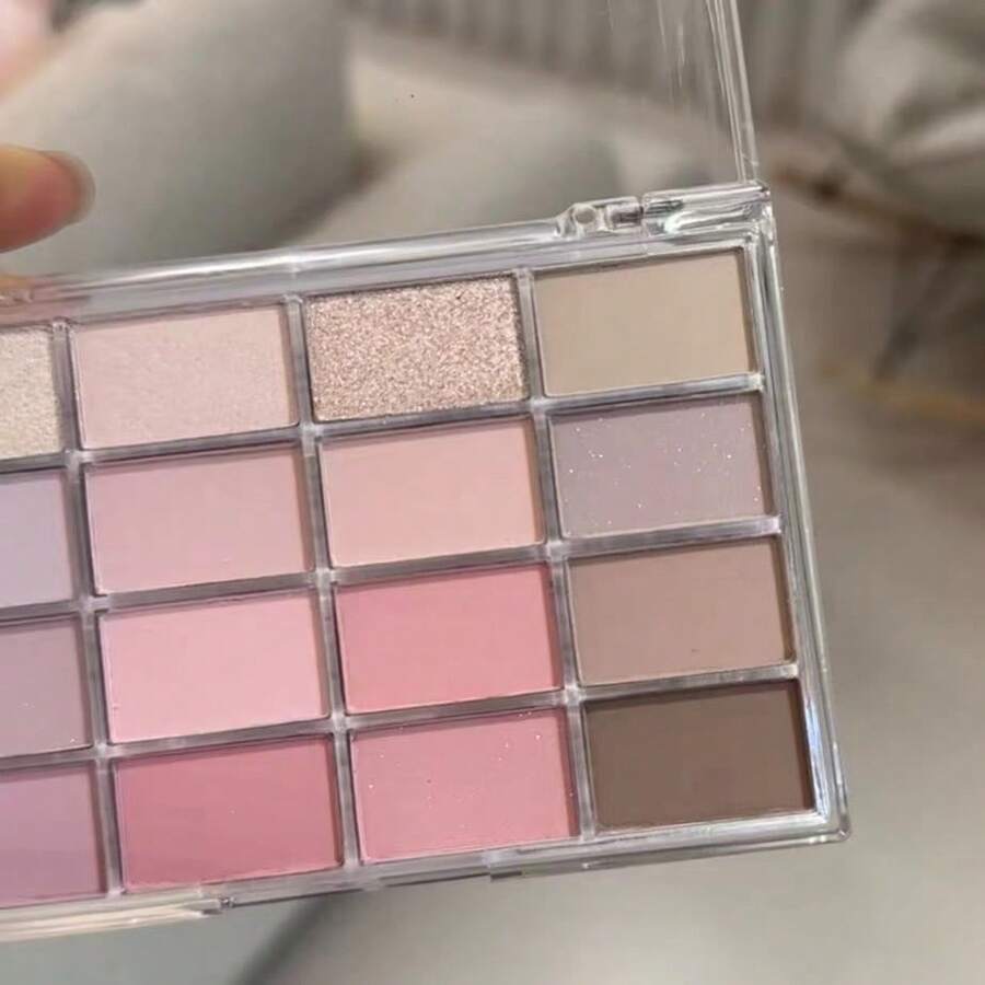 16 Color Matte Eyeshadow 2024 New Cheek Highlighter & Shimmer LongLasting NonSmudge SHEIN USA