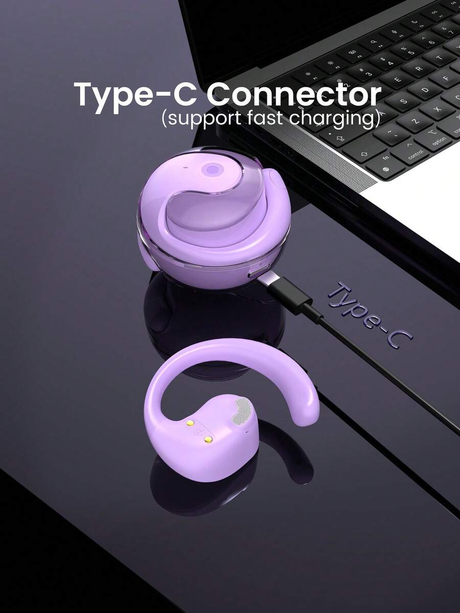 1PC Ball Shape EarHook Wireless Earphones 5.3 Chip Intelligent With