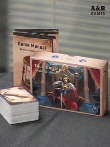 專制者遊戲:中古混沌,策略性桌遊,5至10名玩家,15分鐘遊玩時間,14歲以上,包含136張卡片和1本遊戲說明書,獨創性遊戲 - 銅色 - 查看 2