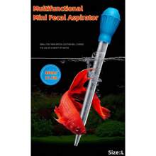 1入迷你小型魚缸、烏龜缸和餵食管用虹吸清潔器,隨機顏色 - 彩色 - 查看 8