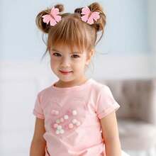 Oaoleer 16PCS 2" Butterfly Hair Clips For Girls, Colorful Tulle Hair Bows Little Butterfly Hair Pins Wedding Hair Accessories For Baby Toddler Infant Kid Girls Women Birthday Halloween Cosplay - bướm satin - Xem 6