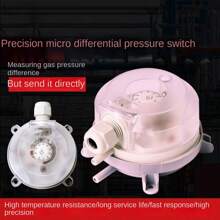 One 50-500pa Range Air Differential Pressure Switch For Measuring Air Pressure Difference And Duct Pressure Difference - White - View 1