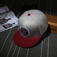 1件2023新潮男女韓式戶外情侶棒球帽，時尚嘻哈風格嘻哈帽 - 灰色 - 查看 3