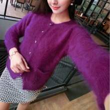 長毛貂絨毛線,細型貂毛毛線,中粗羊毛毛線,手編織,機編織,羊絨毛線,細紗 - 彩色 - 查看 3