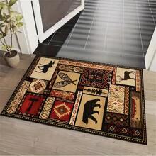 1 Miếng Tấm thảm nhà bếp , Hấp thụ Pha lê Nhung Dài Chống trượt Tấm thảm , Tất cả Thời tiết , Dễ Đến Lau sạch - màu nâu - Xem 5