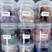150g Natural Crystal Tumbled Box Rose Quartz Healing Decoration Gift DIY Stone - Crystal Tumble Stone - View 9