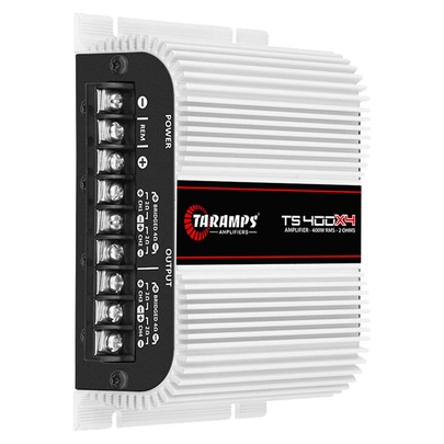 Módulo Taramps Ts400x4 Amplificador 400w 4 Canais 2 Ohms Fio