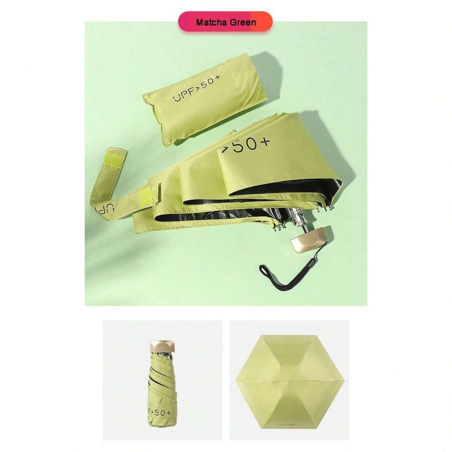 1 Pcs Mini Travel Umbrella,Small Compact Portable Umbrella For Sun&Rain