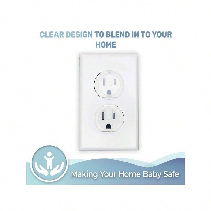 8pcs/16pcs American Standard Socket Cover, Clear Color Electrical