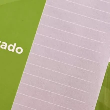 Refil Pautado Cinza com Linhas Brancas 90g ou 120g para Caderno Inteligente | Tamanho Inteligine, A5, Médio ou Grande | Folhas com Linhas Pauta Branca| Refil para Caderno de Discos | Papel para Caderno Reposicionável | Folha Cinza com Linhas Brancas | Gramatura Alta | Original Oficial - Grande 90g - Visão 3