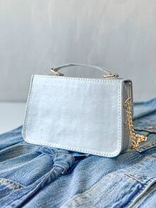 Women Tote Bags - 銀色 - 查看 5