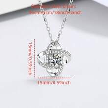 To Beautiful Mom Love Knot Necklace,Card&Box Gifts,Mother's Day gift