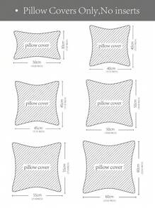 1 Vỏ Gối Nhung Dập Nổi Màu Nâu Nhạt - màu nâu - Xem 4