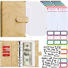 Shendy Vendy A6 Planner Folder Notebook Agenda Pocket Organizer - Yellow - View 1