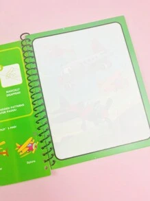 1 cuốn sách tô màu đồ họa hoạt hình, cuốn sách tô màu di động đơn giản cho trẻ em vẽ tranh - Nhiều màu - Xem 2