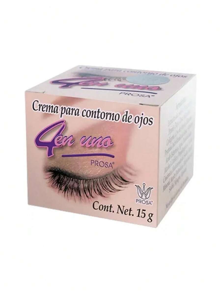 PROSA Crema Para el Contorno de Ojos,  4 en 1, Hidrata y Suaviza, Previene y Reduce Visiblemente Las Líneas de Expresión - Blanco - Ver 1
