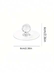 8/10/20入組圓形自粘吸盤手柄,不需鑽孔即可安裝於櫥櫃 - 無色 - 查看 2