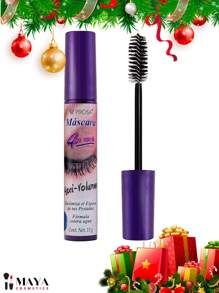 Maxi volumen Rimel prosa Mascara de pestañas prosa 4 en 1Rizar Y Voluminizar Para Efectos Duraderos Resistentes Al Agua, Al Sudor Y Sin Aglomeraciones, Elige Entre Negro O Marrón Para Crear Una Apariencia Similar A La De Un Girasol Para Las Pestañas - Blanco y Negro - Ver 8