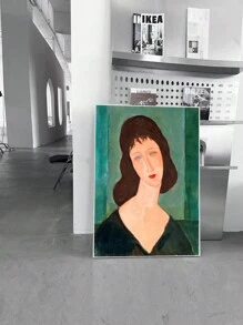 2pcs/Set Canvas High Definition Printed Poster With Woman & Flower Pattern Design In French & European Retro Fashionable Art Style, Suitable For Living Room/Bedroom/Background/Wall Decoration, Entryway/Cabinet/Tabletop Decoration, Without Frame But With Pvc Tube Packaging For Shipping - Multicolor - View 4