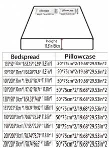 3 cái/bộ Bộ ga trải giường màu trắng (1 ga trải giường được trang bị & 2 vỏ gối), Bộ khăn trải giường bằng vải tối giản cho gia đình - trắng - Xem 6
