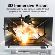 Cáp VENTION 8K HDMI 2.1 Dây HDMI tốc độ cực cao bện 48Gbps 4K@120Hz 8K@60Hz Hỗ trợ HDR động EARC Dolby HDCP Tương thích với PS5 PS4 Roku TV HDTV Máy chiếu Blu-Ray - Màu xanh lam - Xem 9