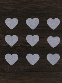 1 paquete de Confeti con forma de corazón blanco, papel de seda, para decorar mesas de fiesta de boda, decoración de boda y Navidad