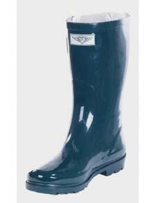 Women Forever Young 11Inch Ladies Rubber Rain Boot, - Green - View 2