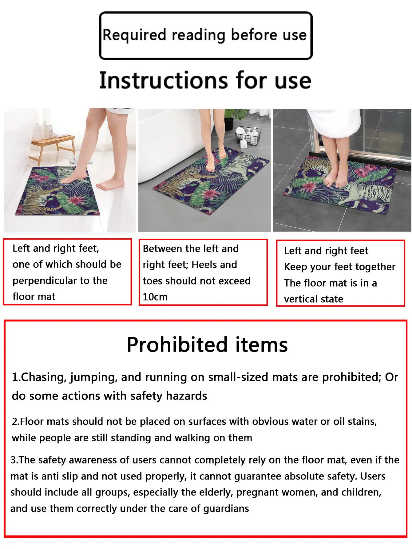 1入組廚房防滑短毛絨印花門墊吸油防滑地毯除塵腳墊進門墊可水洗可裁剪地毯 - 棕色 - 查看 4