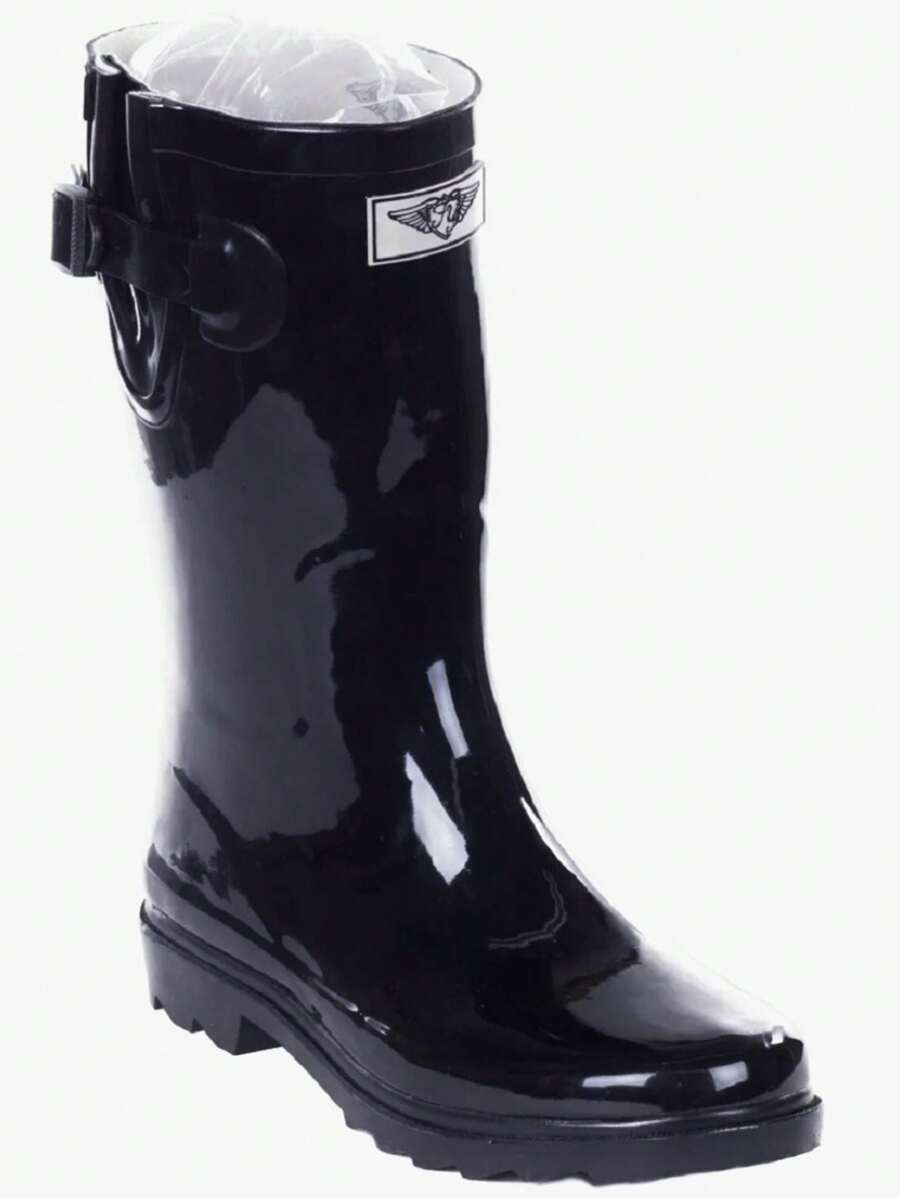 Women Forever Young 11Inch Ladies Rubber Rain Boot, - 黑色 - 查看 1