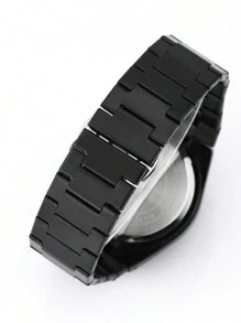 Bracelet De Montre En Acier Inoxydable Pour Homme Denvosi Montre À Quartz Pour Affichage De Date Avec Éclairage De Nuit, Étanche, Décoration Quotidienne De Montre D'affaires À La Mode