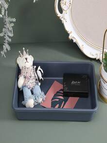 8pcs Free Combination Drawer Storage Box, Make Organizer Storage Box Dividers Box For Bathroom Office Kitchen - Black - View 2