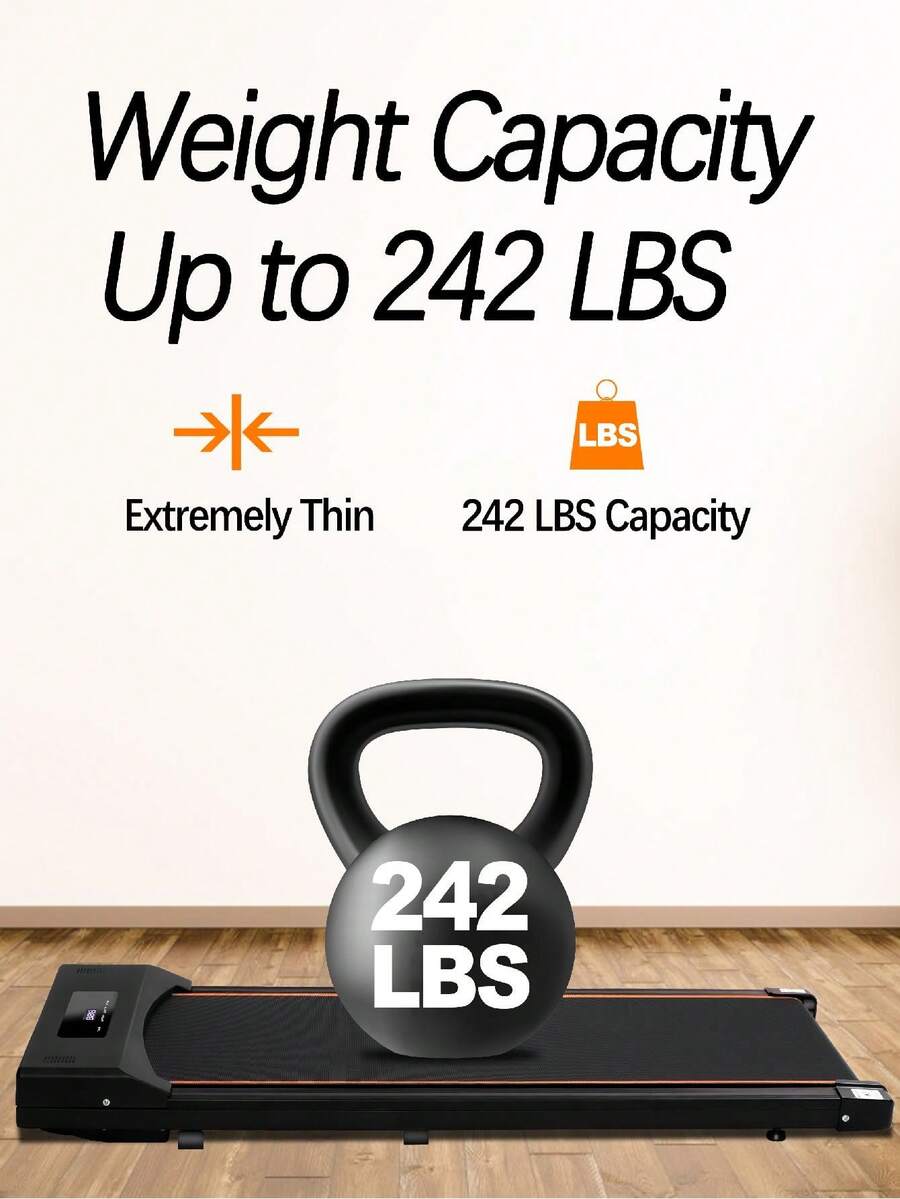 Under Desk Treadmill Walking Pad 2 In 1 Walkstation Jogging Running