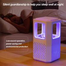 1入組usb供電室內靜音攜帶式蚊子驅除器 - 藍色 - 查看 4