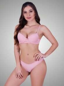 Women Bra & Panty Sets - Màu Hồng baby - Xem 1