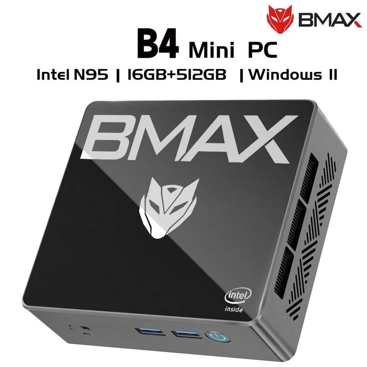 Bmax B4 ミニPC Intel® プロセッサーN 95 / 16GB LPDDR4 RAM / 512GB