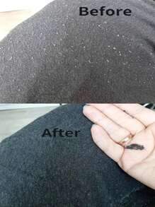 織物剃毛器,衣物手動除毛器,便攜式毛衣剃球器,衣服起球,毛 球,丸子清理工具 - 黑色 - 查看 9