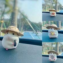 1入裝任意風格運輸汽車裝飾,可愛的倉鼠汽車配件,控制台可愛玩偶汽車內飾掛件,酷炫汽車裝飾,汽車禮物 - 彩色 - 查看 4