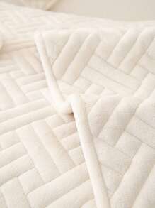 1入組冬季加厚牛奶絨沙發墊,現代風格柔軟且親膚抗污,防滑沙發套,適用於l型沙發,1/2/3/4座沙發(分開售賣) - 米色 - 查看 7