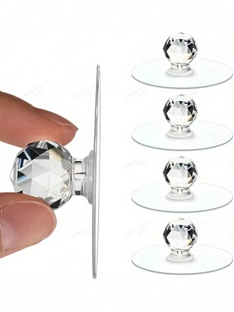 8/10/20入組圓形自粘吸盤手柄,不需鑽孔即可安裝於櫥櫃