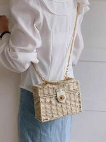 Women Crossbody - 米色 - 查看 10