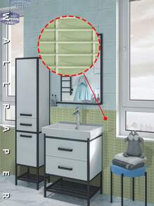 靈感來自瓷磚的實心顏色壁貼,10*20cm,9入組,綠色,可用於覆蓋或裝飾裂縫和刮痕,是家居卧室、客廳、廚房裝修和改造的理想選擇,可拆卸pvc自粘壁貼,diy裝飾效果 - 綠色 - 查看 2