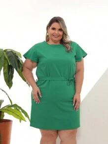 Plus Size Dresses - 綠色 - 查看 2