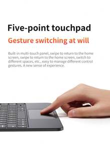 KX005 Apple Magic 键盘：iPad 键盘和保护套兼容 iPad 10、10.9 英寸、出色的打字体验、内置触控板、美式英语 - 白色 - 白色 - 查看 3