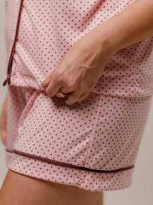 Women Pajama Sets - Pink - View 8