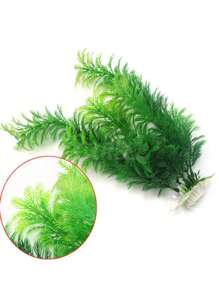 1 件水族箱人造水草,適用於魚缸景觀設計 - 綠色 - 查看 3