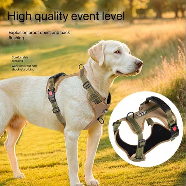 The New Pet Chest And Back Belt Is A Reflective, ExplosionProof, And