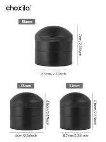 choxila 1 件 51/53/58 毫米咖啡分配器（带支架）、意式浓缩咖啡搅拌器、意式浓缩咖啡机配件、专业 WDT 分配工具、咖啡粉搅拌工具 学校用品 返校 - 黑色 - 查看 8